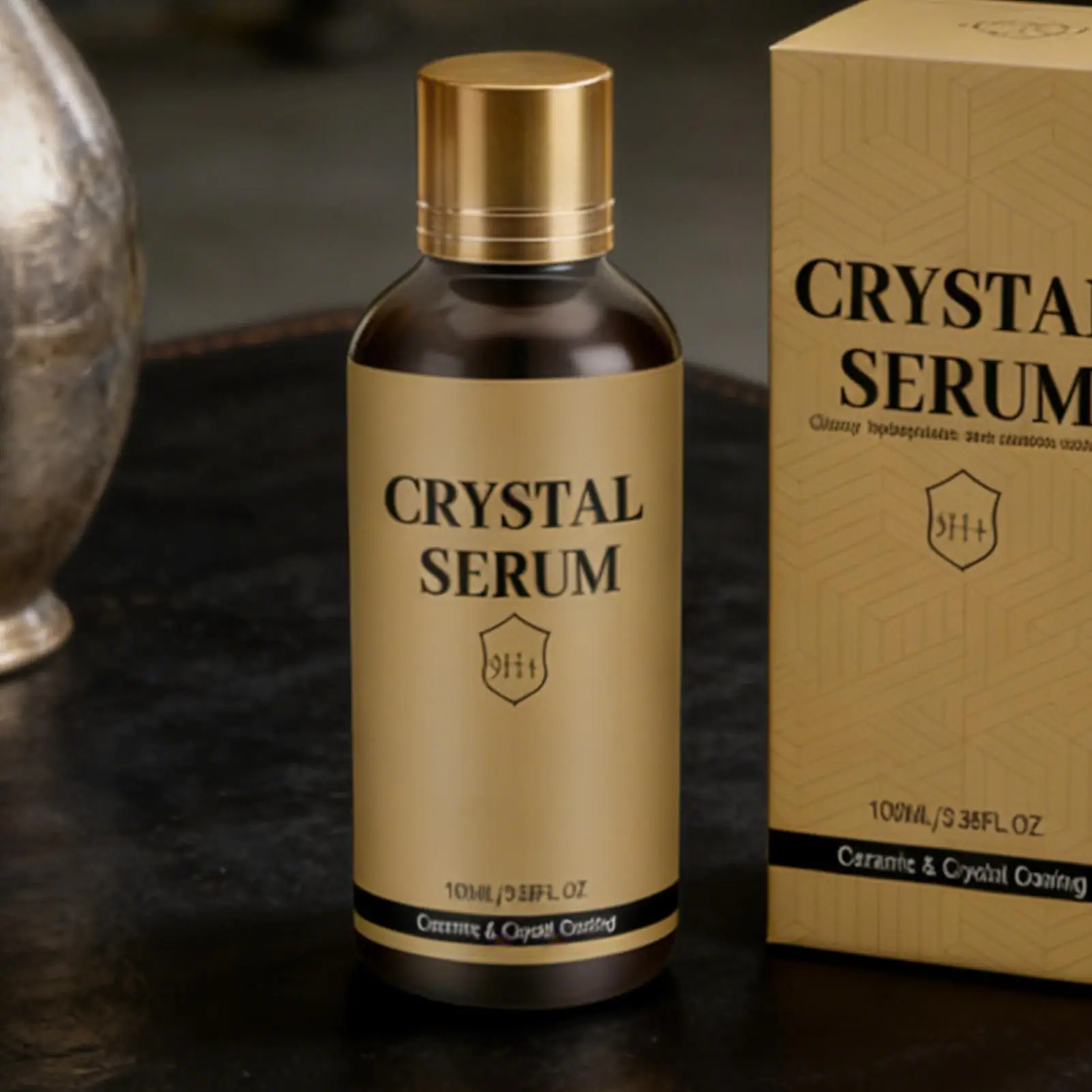 100ML PTZ Graphene Ceramic Coating, 9H+ Advanced Crystal Serum for Cars Professional Auto Detailing Paint Protection High Gloss