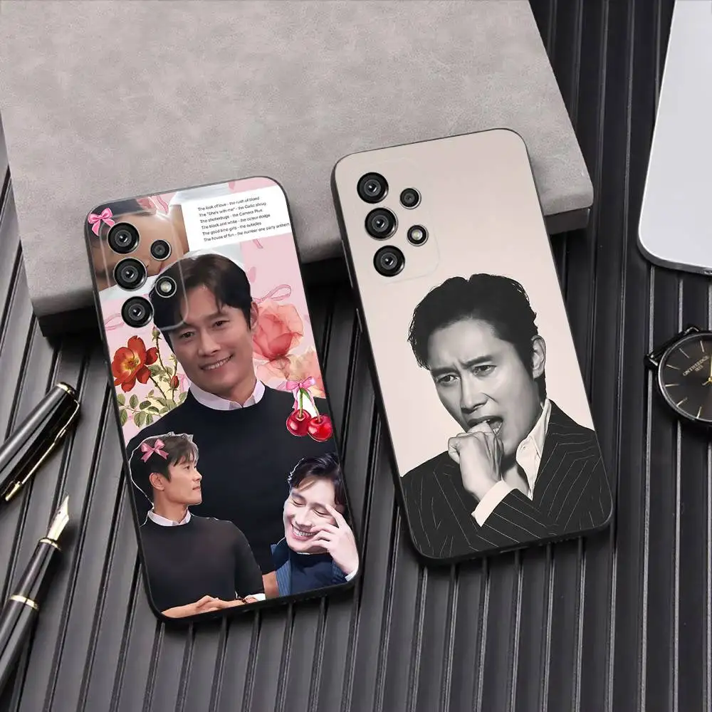 

Lee B-Byung H-Hun Phone Case For Samsung Galaxy A13,A21s,A22,A31,A32,A52,A53,A71,A80,A91 Soft Black Shell