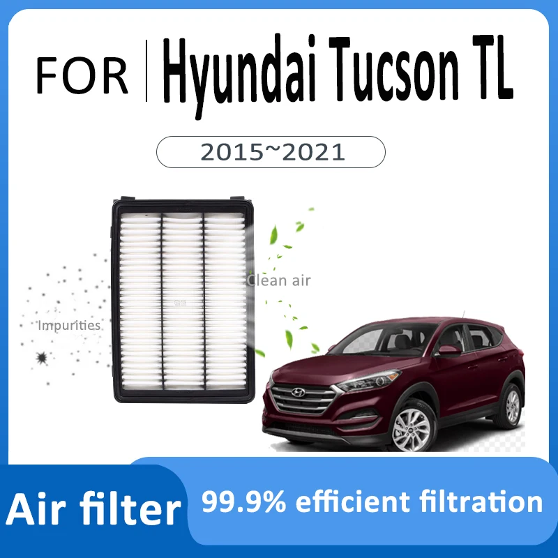 Suitable For Hyundai Tucson TL 2015~2021 2017 2018 MK3 28113-F8100 Car Activated Carbon Air Filter Cabin Filter Atuo Accessories