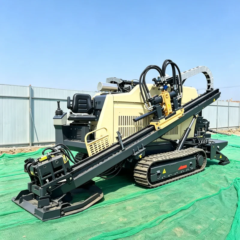 Horizontal Directional Drilling Rig For Trenchless Construction Crawler Mounted Underground Pipe Laying Pipeline Crossing Work