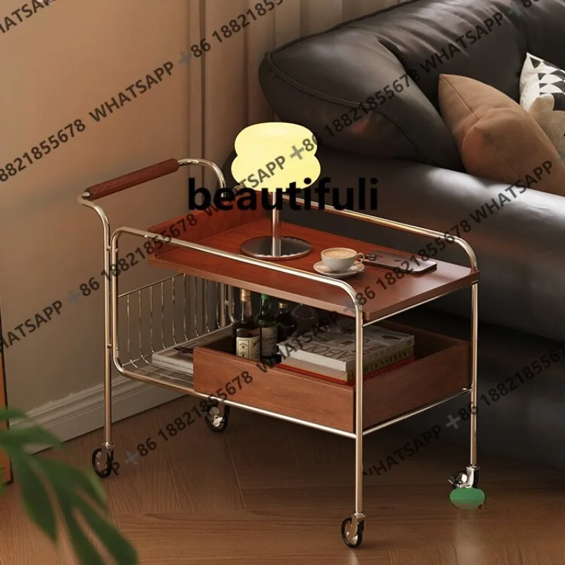 

Средневековая тележка, съемный диван, несколько гостиной, небольшой квартиры, бытовой журнальный столик, стойка