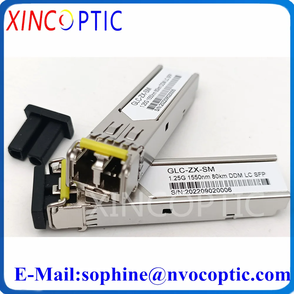 

5Pcs GLC-ZX-SM 1000BASE-ZX GE 1.25G SFP 1550nm 80km Transceiver,Gigabit Single Mode Duplex Fiber Dual LC Module