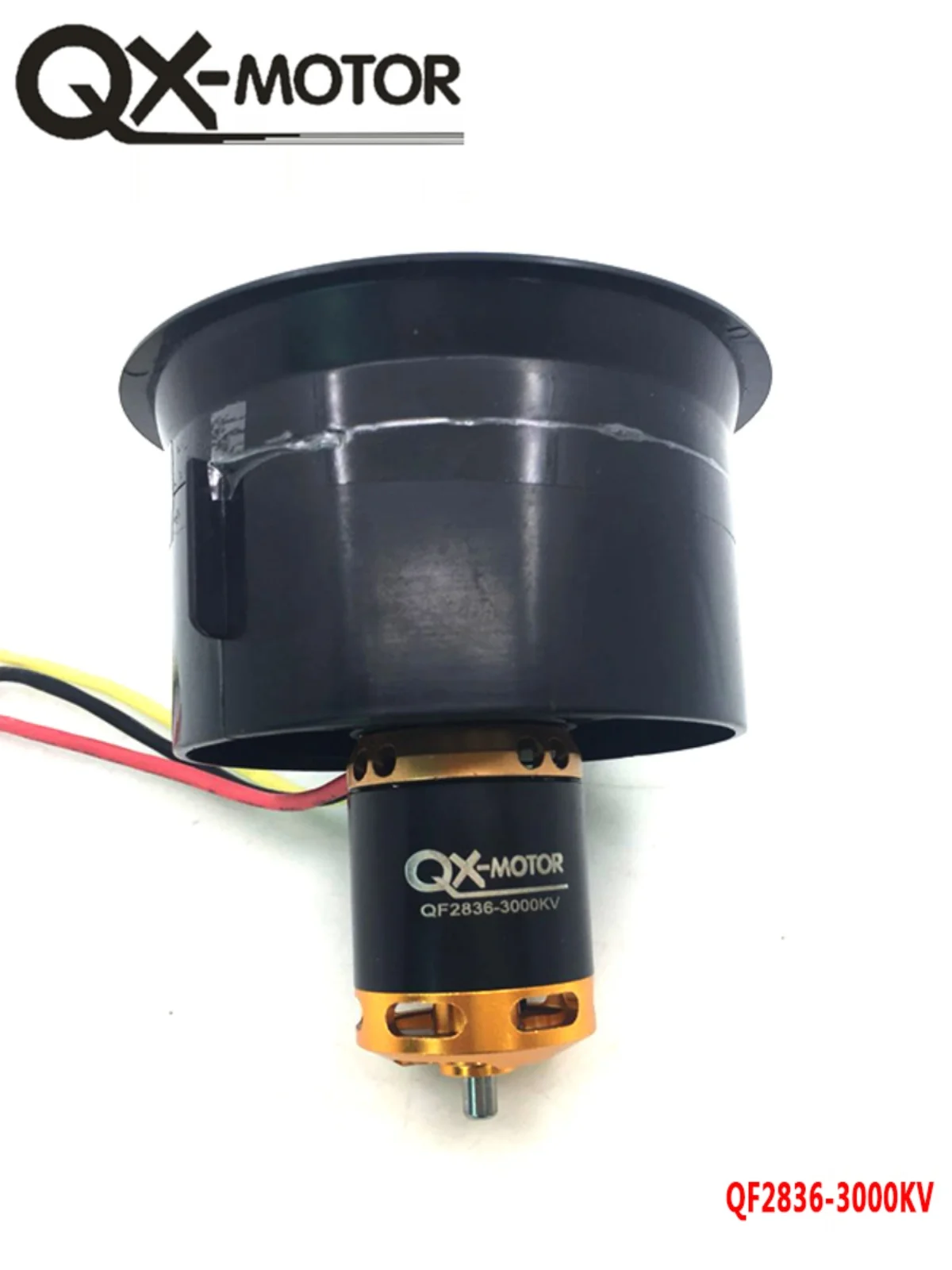 

Qunxi 64mm Bypass Set - External Rotor Brushless Motor with 3000kv QF2836 - Perfect for High-Speed Models RC parts&accs