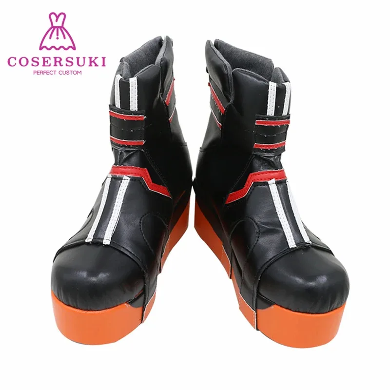 

DAWN FALL Черный ★ Rock Shooter BRS Обувь для косплея Сапоги для Хэллоуина Карнавальная обувь