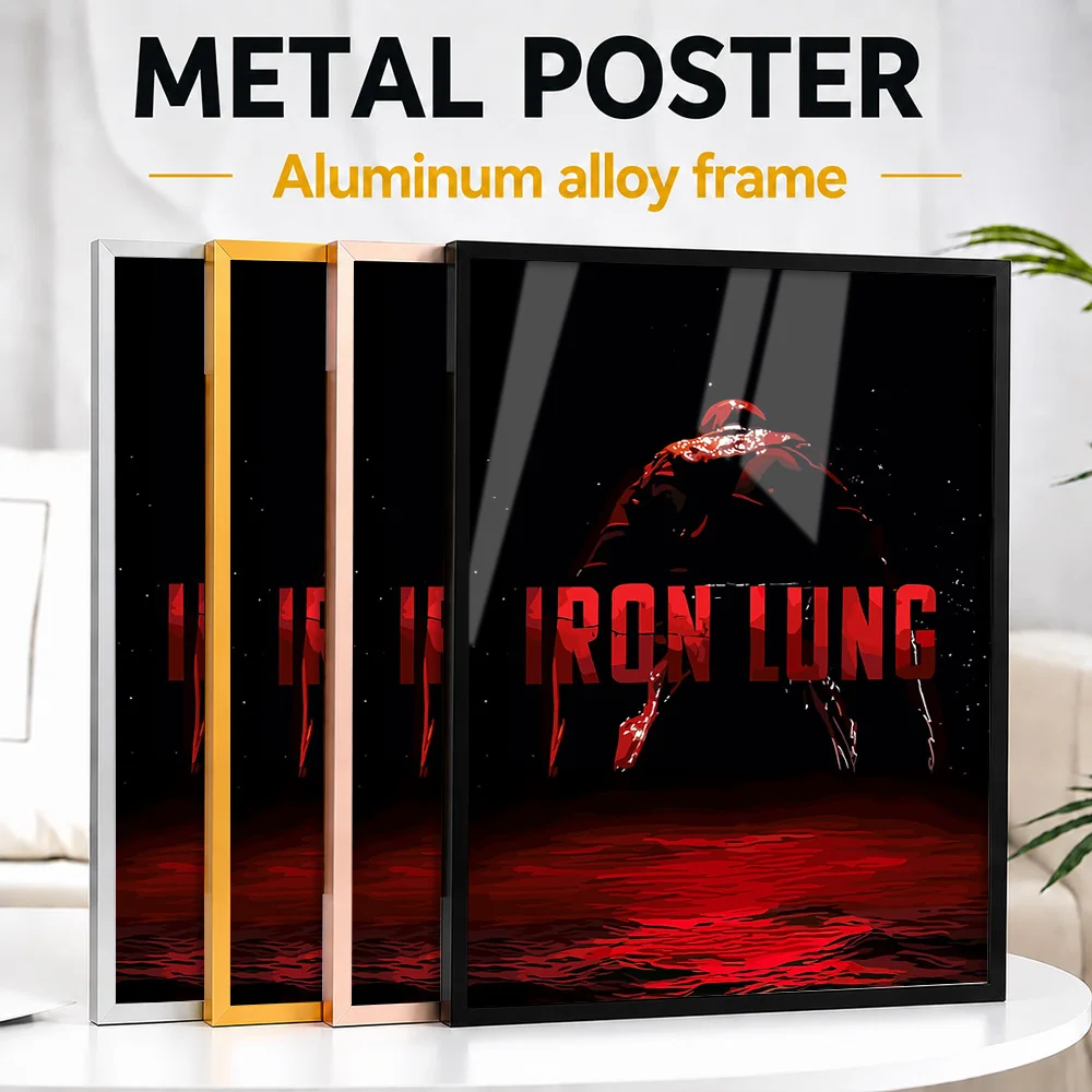 Iron Lung Game Metal Poster With Aluminum Alloy Frame Personalized Hero Tribute Wall Art A Thoughtful Gift For Players In Studio
