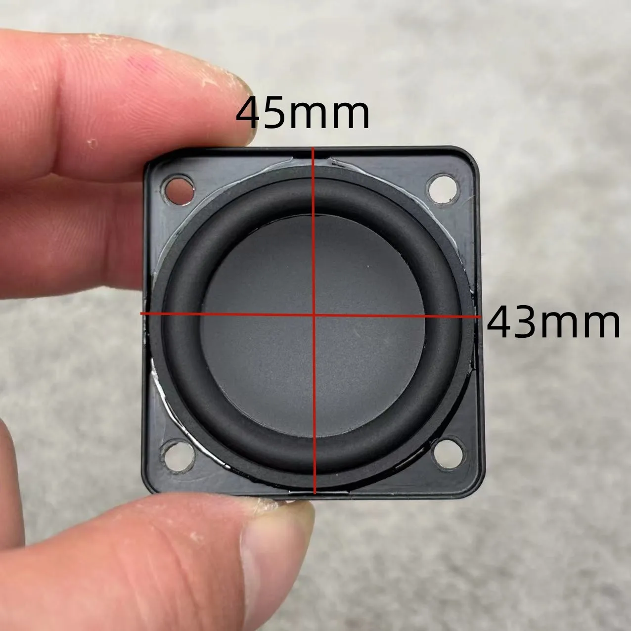 GHXAMP Altavoz de rango completo resistente al agua de neodimio de 1,75" (45x43 mm) - 8 W 8 ohmios para altavoces Bluetooth 2 piezas