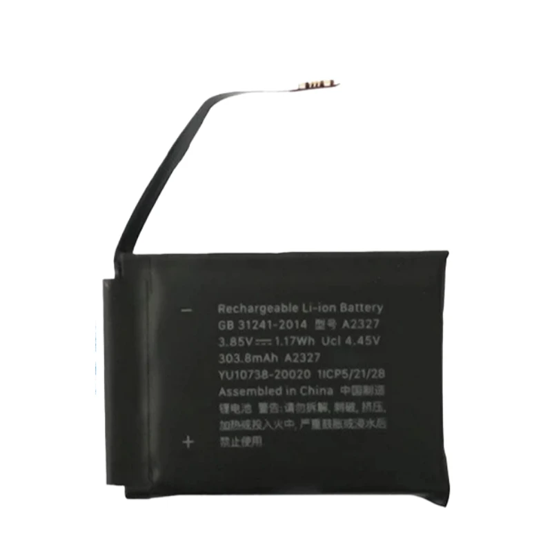 High Quality 3.85V 303.8mAh A2327 Battery For Apple Watch Series 6 44mm Brand-New Replacement Battery