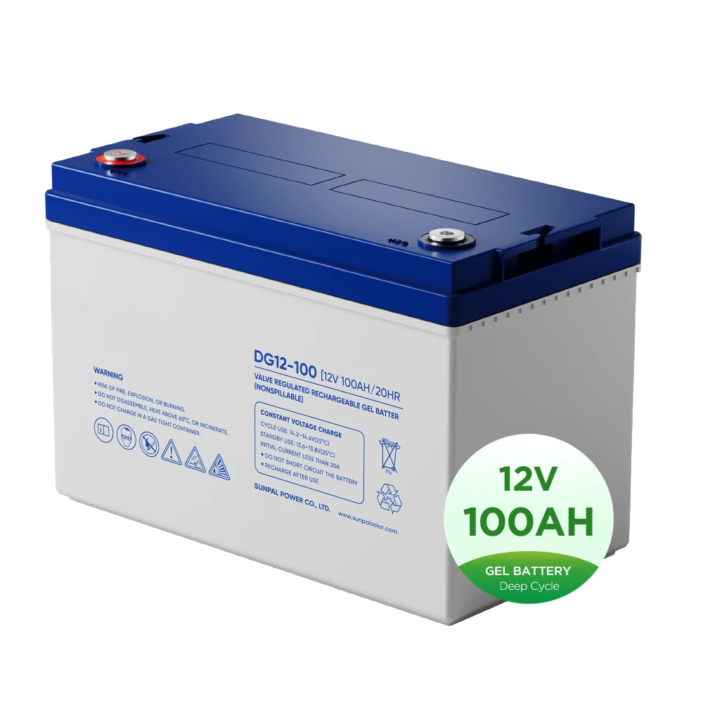 Sunpal Deep Cycle Solar Power Gel Battery 12V 250Ah 200Ah 100Ah Lead Acid Agm Batteries Solaire China