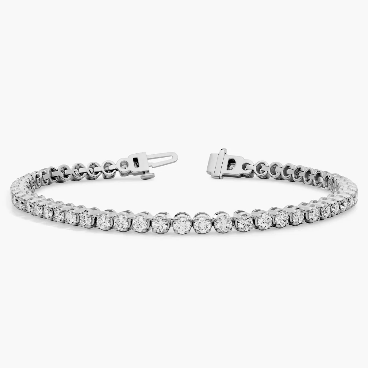 2.9mm Round Lab Diamond Tennis Bracelet  VVS/VS Lab Created Diamond Luxury Bracelet 9K/14K Gold Lab Grown Diamonds Line Bracelet