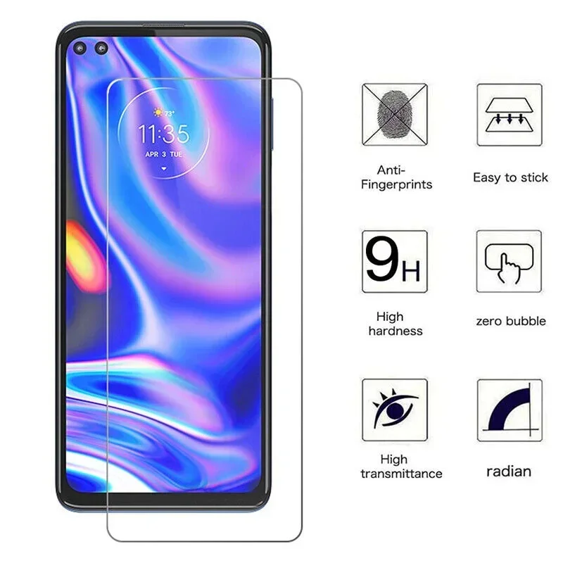 For Motorola Moto G7 Plus G7 Play Tempered Glass Screen Protector For Moto G5s Plus One Hyper One Power One Zoom One Macro E4 E5