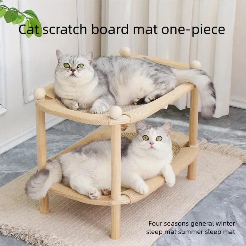lit-pour-chat-a-double-couche-adapte-a-toutes-les-saisons-griffoir-pour-chat-en-sisal