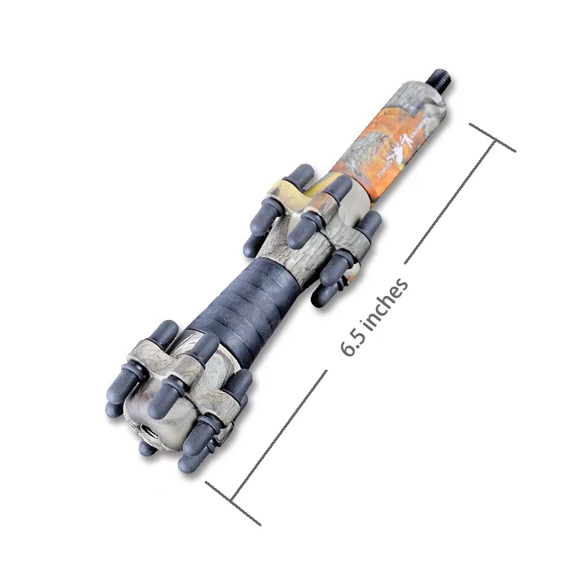1pc Topoint TP621 6.5Inches Compound Bow Stabilizer Shock Absorber Bar for Archery Hunting Shooting Accessories 5 color