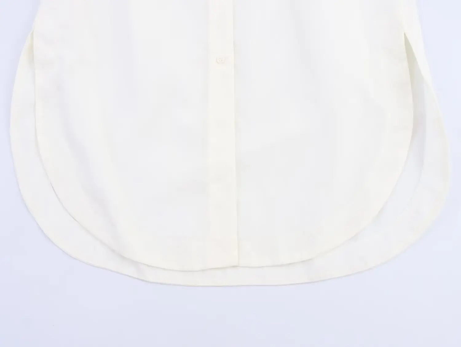 Maxdutti-vestido camisero de algodón blanco minimalista nórdico para mujer, vestido Midi informal con cinturón y manga abombada a la moda para ir al trabajo