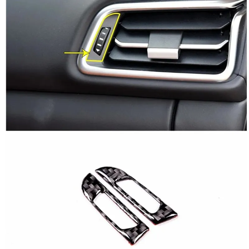 

Soft Carbon Fiber Car Side Air Outlet Pulley Decorative Sticker Interior Accessories For Maserati Ghibli 2014-2022