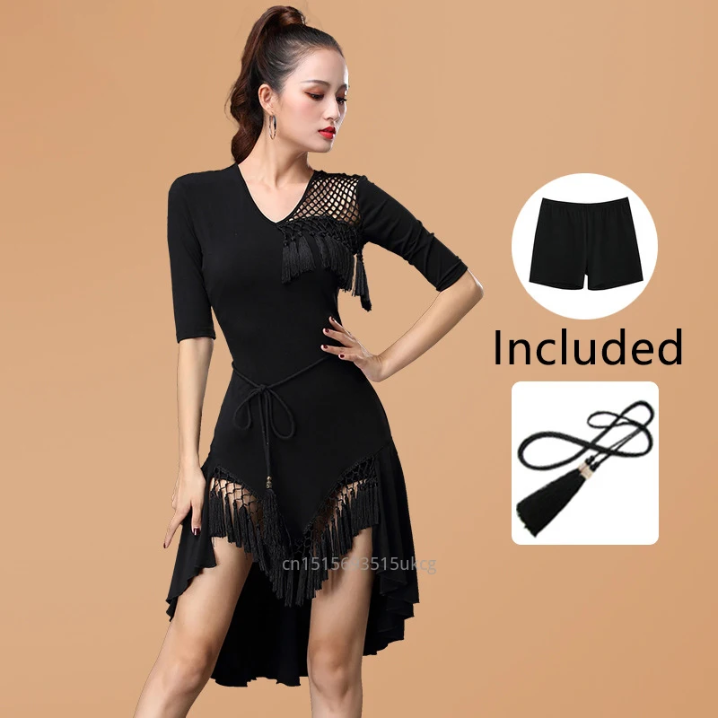 

Latin Dance Dress For Women Adult New Sexy Latin Dance Professional Performance Dress Latin Dance Practice Performance Clothing