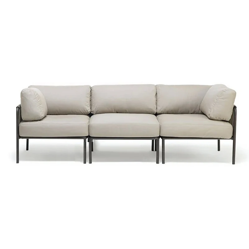 #Nordic outdoor leisure rattan sofa, single person waterproof and waterproof rattan chair, outdoor furniture