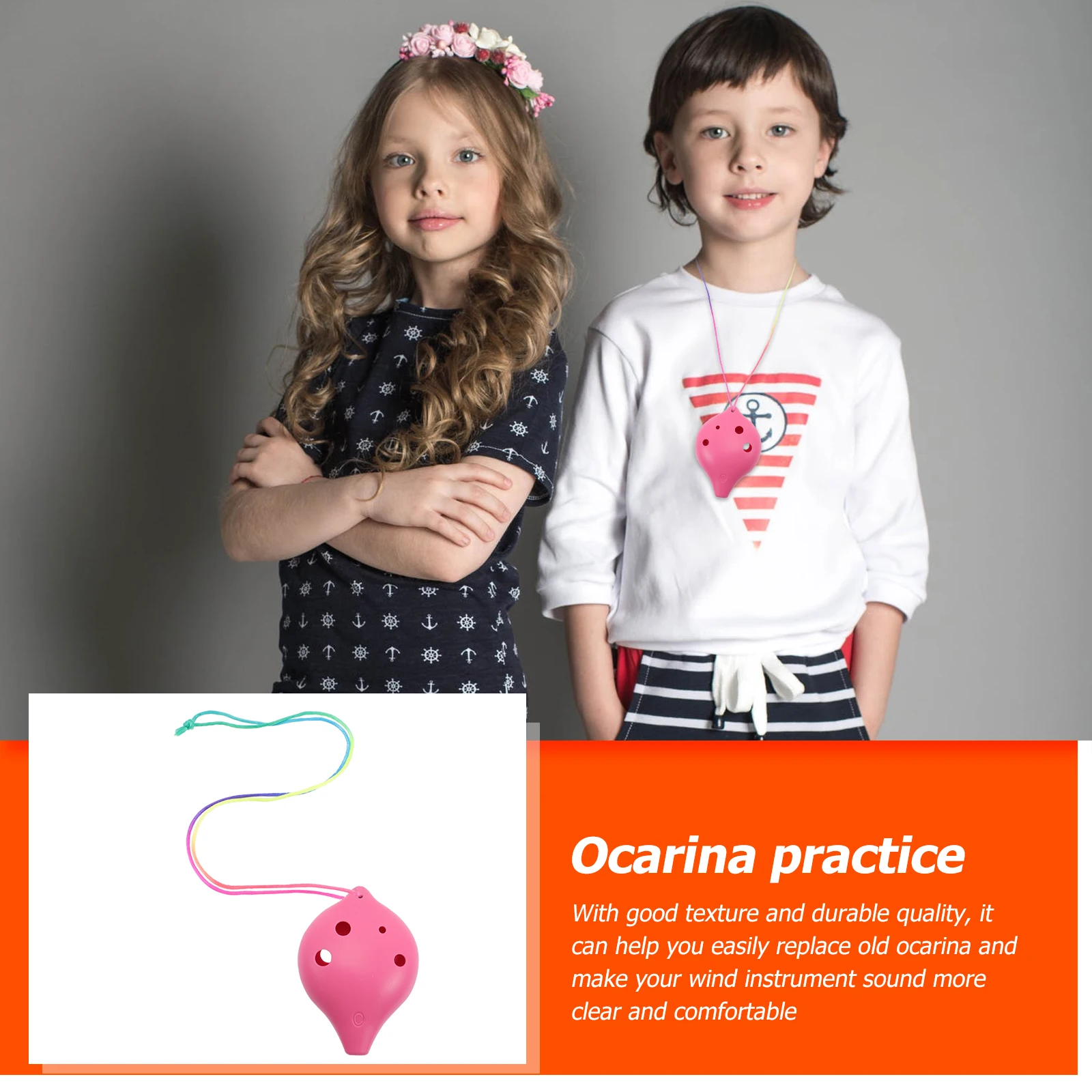 

Alto Pottery Kids Musical Instruments Ocarina Beginner Practice Major Abs Children Six Hole