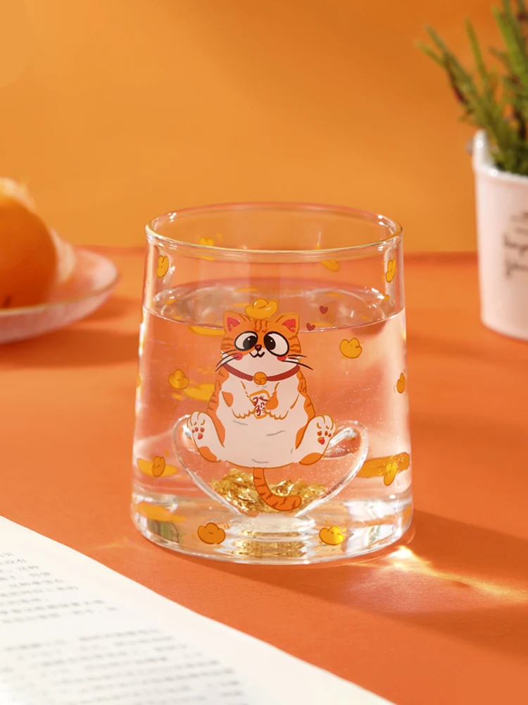 Cute  Glass Cup Creative Cultural Gift for Colleagues And Best Friends Birthday Anniversary Present from Shang Xin Lou Ban