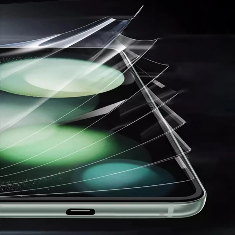 4in1 Hydrogel Film For Samsung Galaxy Z Flip 5 Front Back Screen Protector Glass for Galaxy Z Flip 4 ZFlip5 Flip5 Film Not Glass image 4