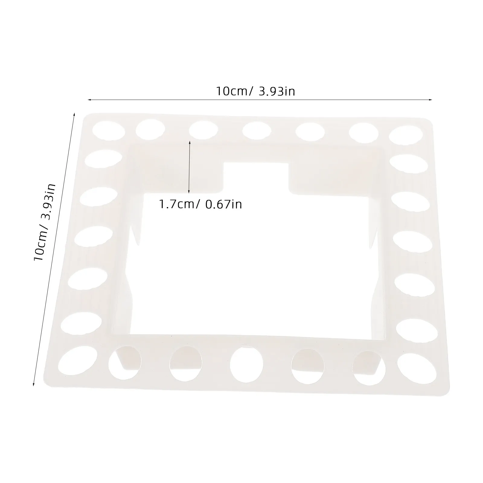 50pcs Switch Box Corner Guards Plastic Electrical Box Edge Protectors 86-Type Outlet Case Protective Strips For Construction
