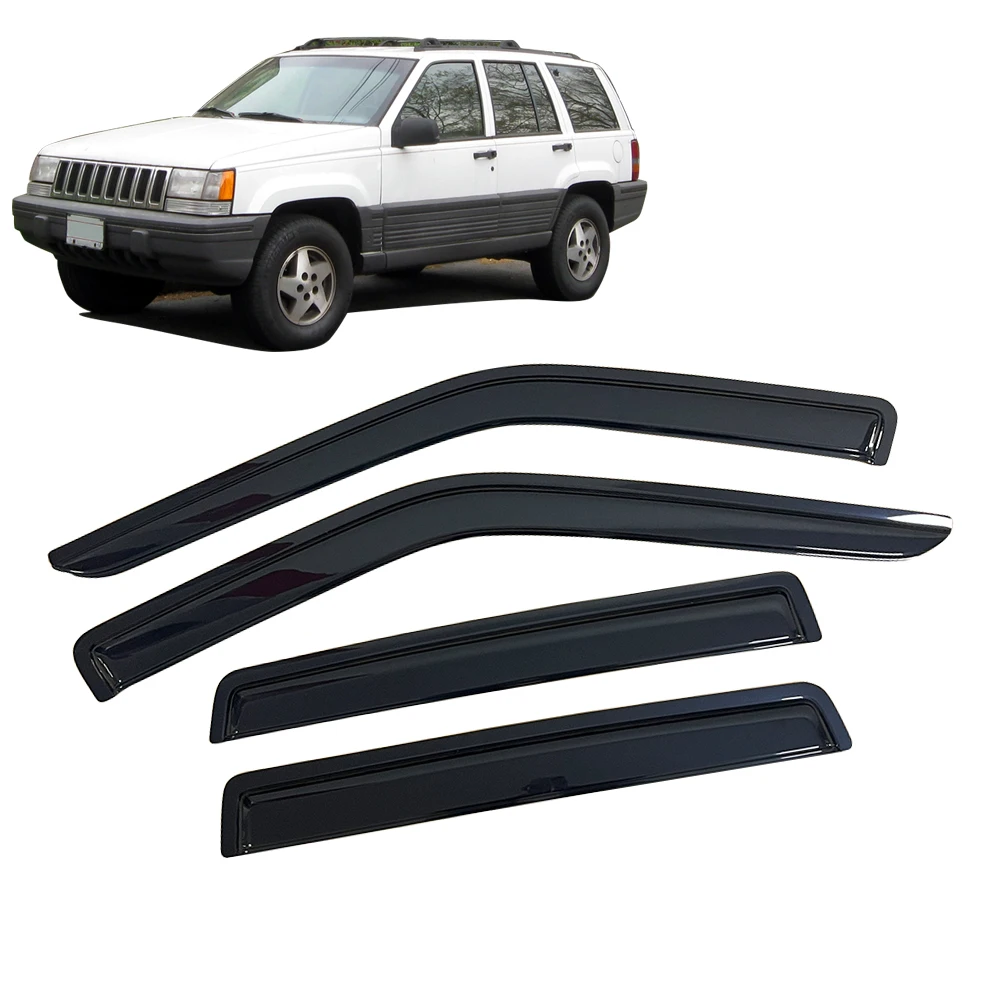 Window Visor for JEEP GRAND CHEROKEE ZJ 1993 1994 1995 1996 1997 1998 Wind Deflectors Rain Guards Door Visor Vent Shades