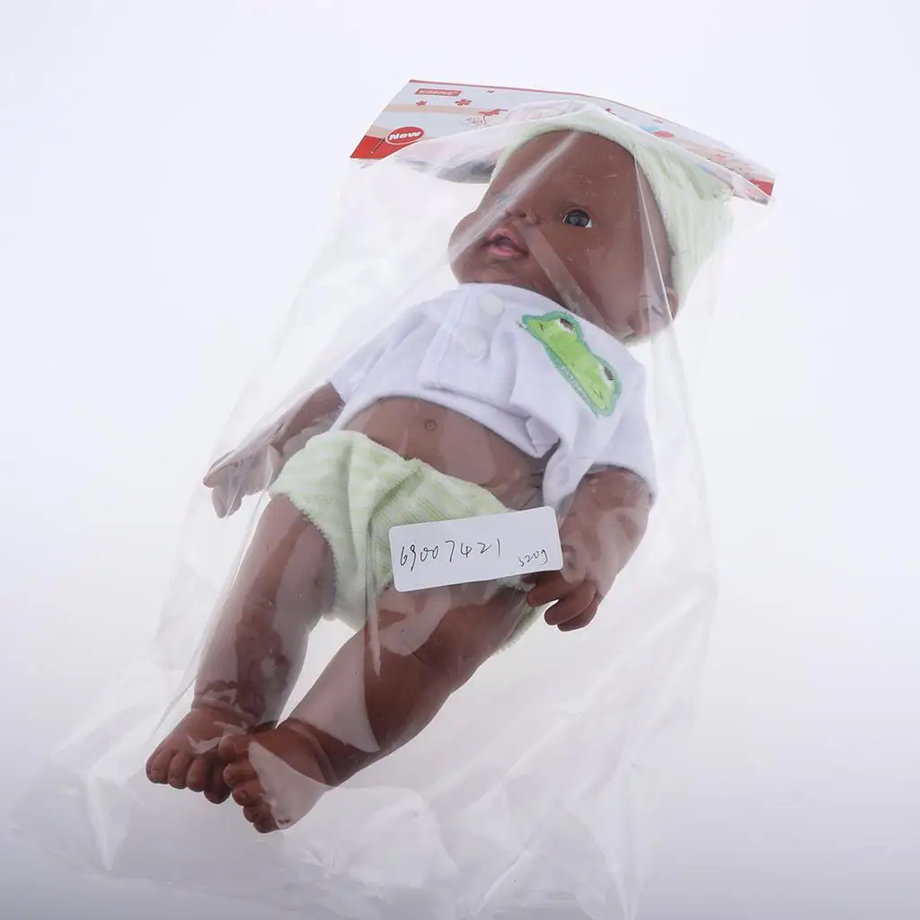 Lifelike Baby Doll Realistic Boy Doll Soft Vinyl Newborn Learning Toy for Pre Pregnancy Education and Kids