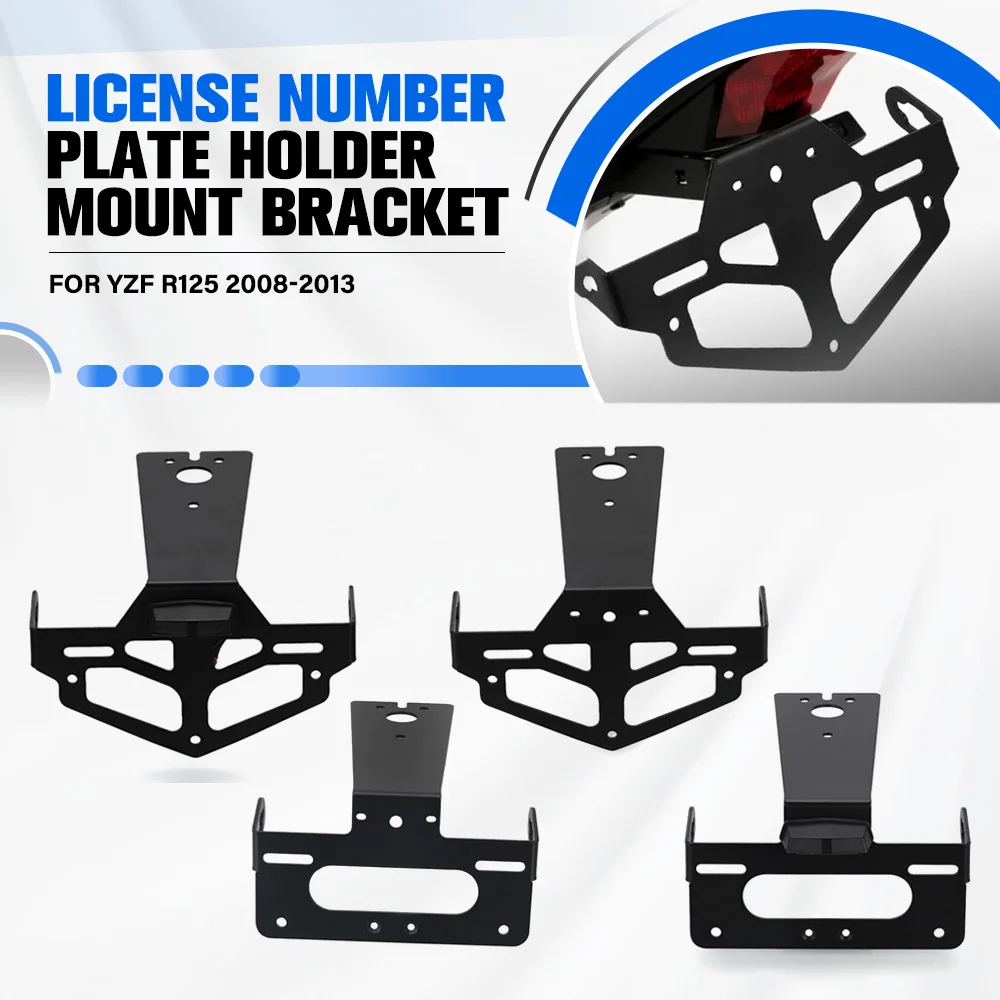 

For Yamaha YZF R125 YZFR125 2008 2009 2010 2011 2012 2013 Motorcycle License Plate Holder Fender Eliminator Registration Bracket