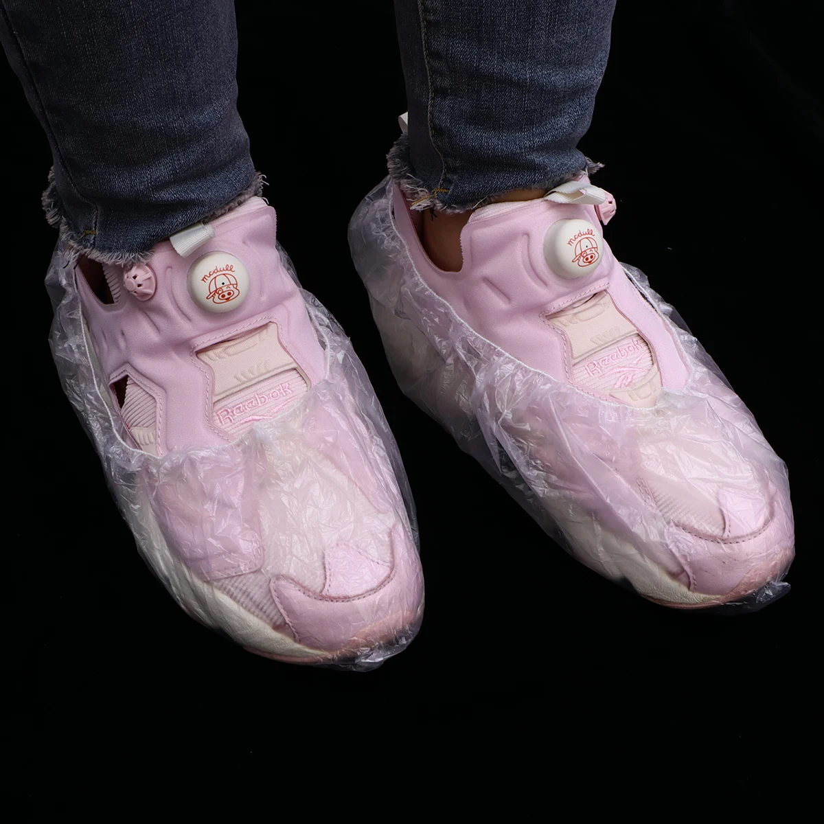 

200pcs Waterproof Dustproof Shoe Covers Disposable Plastic Shoes Protector For Home Office Outdoor Use Pe Covers