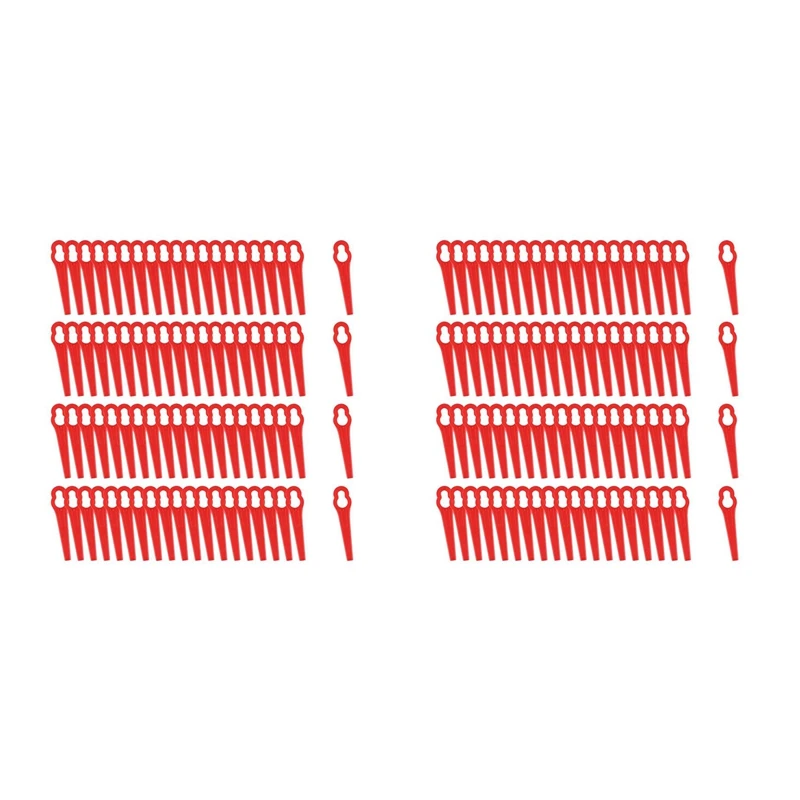 

160 Pcs 8.3CM Plastic Grass Trimmer Blade Replacement Blades Lawn Mower Blades For Einhell Lawn Mower