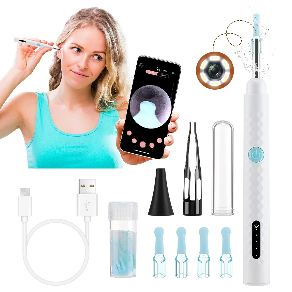 

Ear Wax Removal Tool Camera Ear Cleaner with Camera Ear Camera and 6 LED Light Ear Camera Wax Removal Ear Otoscope Ear Cleaner