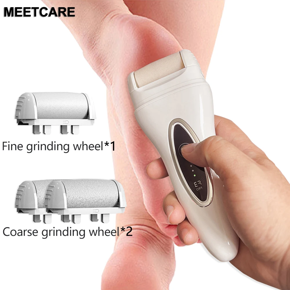 

Electric Foot Grinder Three Speed Feet Callus Remove Rechargeable Dead Wet Dry Skin Cracked Skin Pedicure Tool Foot Cleaner