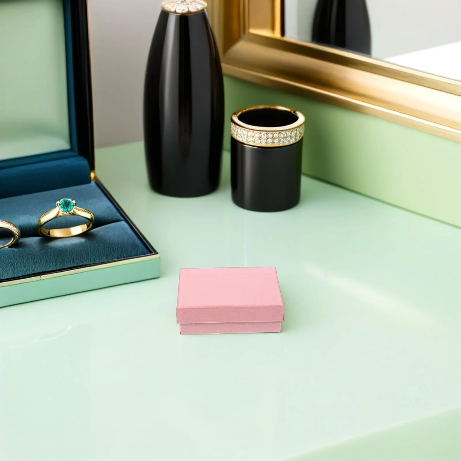 12Pcs Jewelry Packaging Boxes Pearl Finish Small Storage Container for Necklaces Earrings Bracelets Portable Gift Case