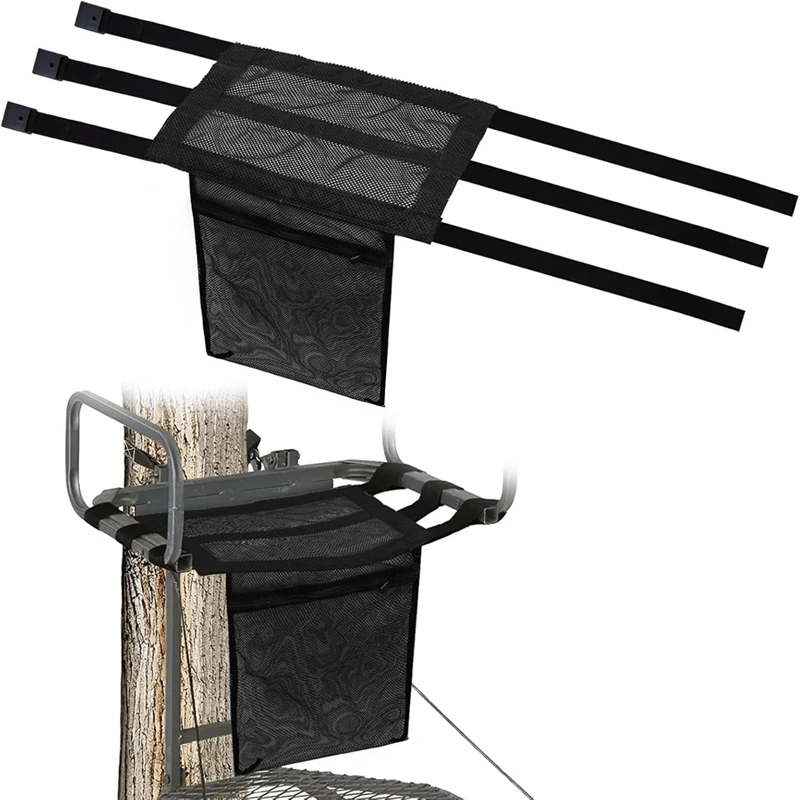

ABJX New Universal Tree Stand Seat Replacement With Pocket,Lightweight Replacement Treestand Seat With Adjustable Strap Hunting