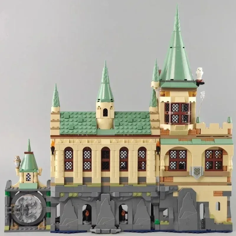 1176pcs Magic Academy Building Blocks Castle MOC 76389 Model buiding Chamber of Secrets Brick Toys For Kids Gifts