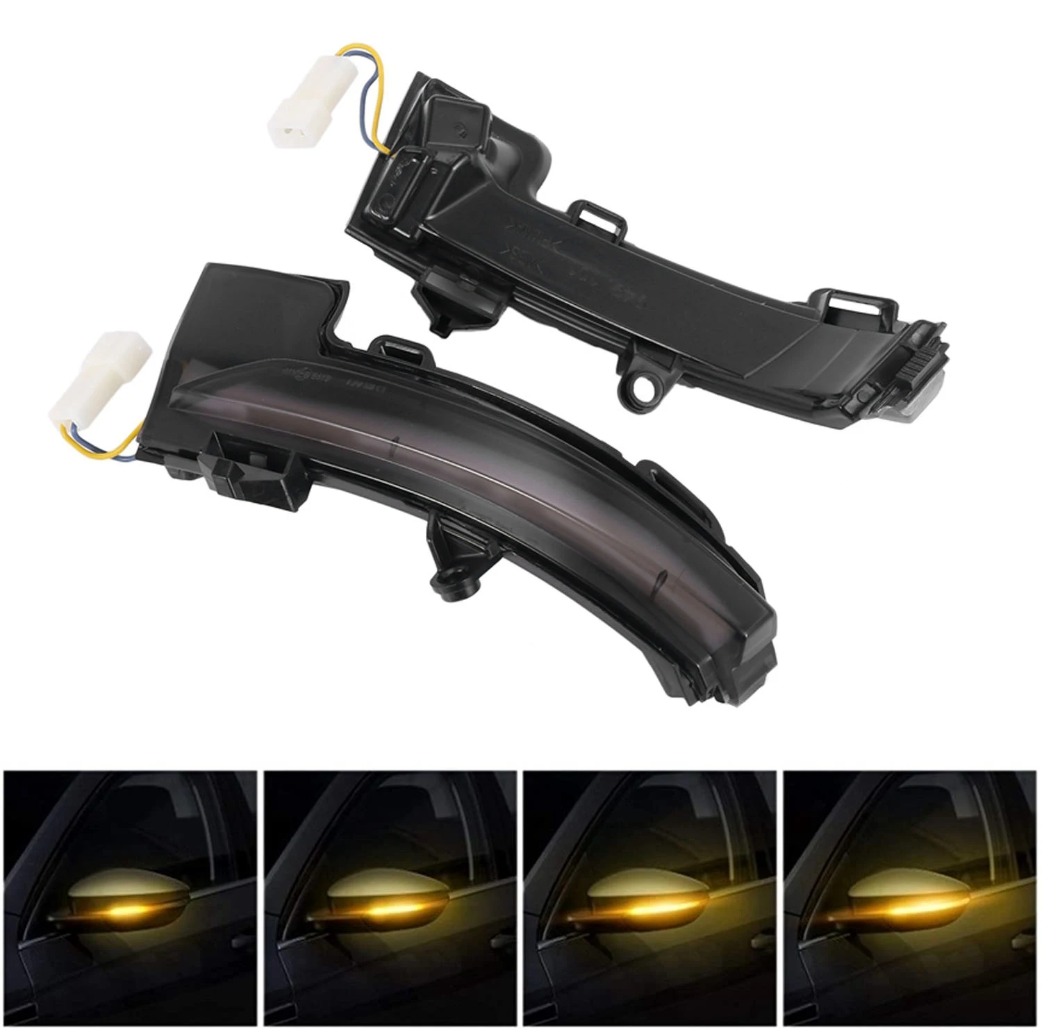 Dynamic LED Turn Signal Light Lamp Side Mirror Light Blinker For Skoda Octavia Mk3 A7 5E T-Roc Troc 2014 -2020-A67F