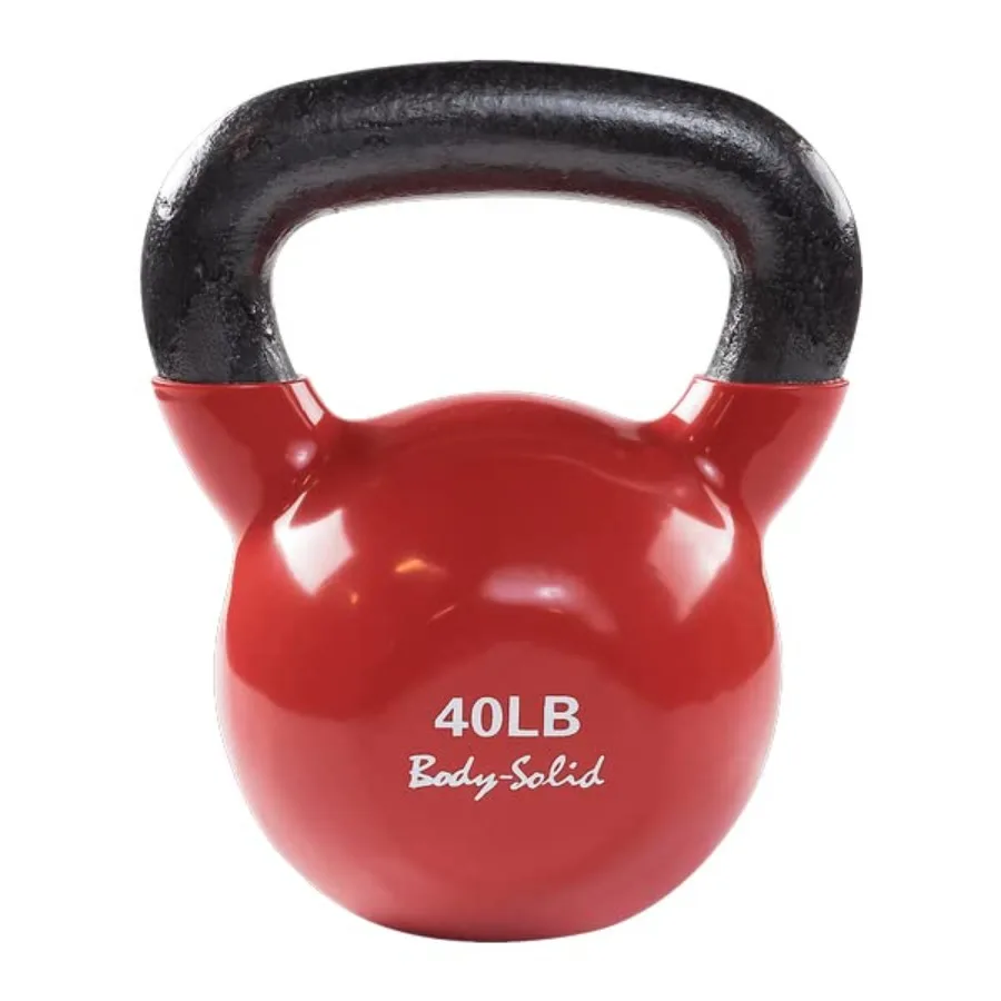 

Vinyl Coated Kettlebells with Kettle Grip Handles, Perfect Kettlebells for Weight Training and Core Workout Exercise Equipments
