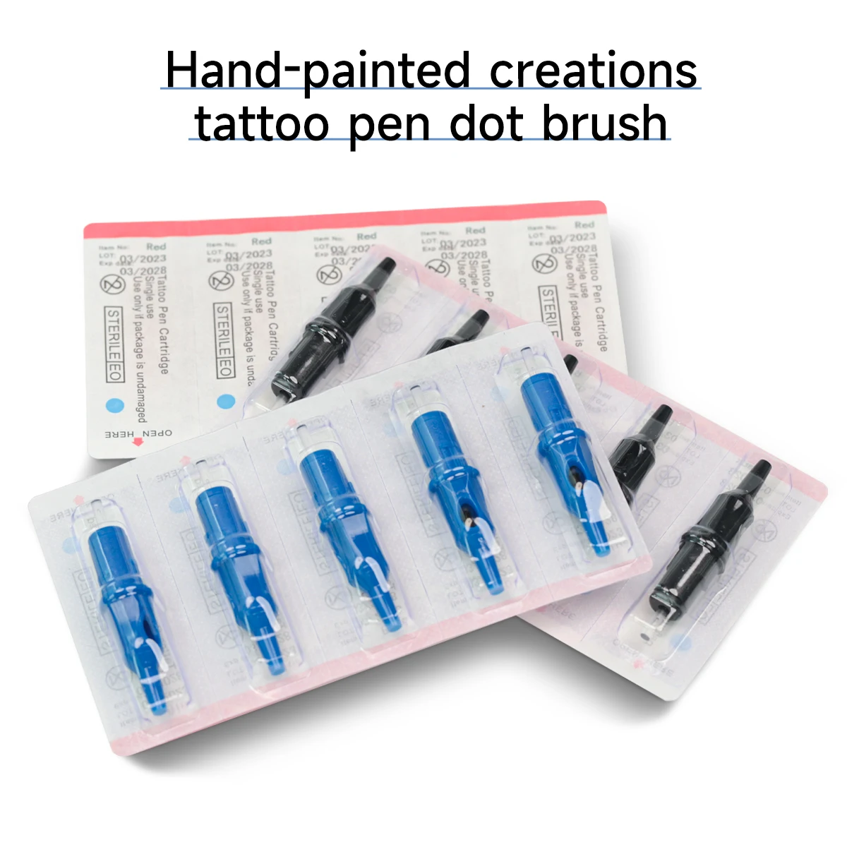 Tattoo Balpen Pen Cartridge Naalden Tattoo Tekenen Oefenhulpmiddelen Voor Liner Shader Artist Dot Work Supplies