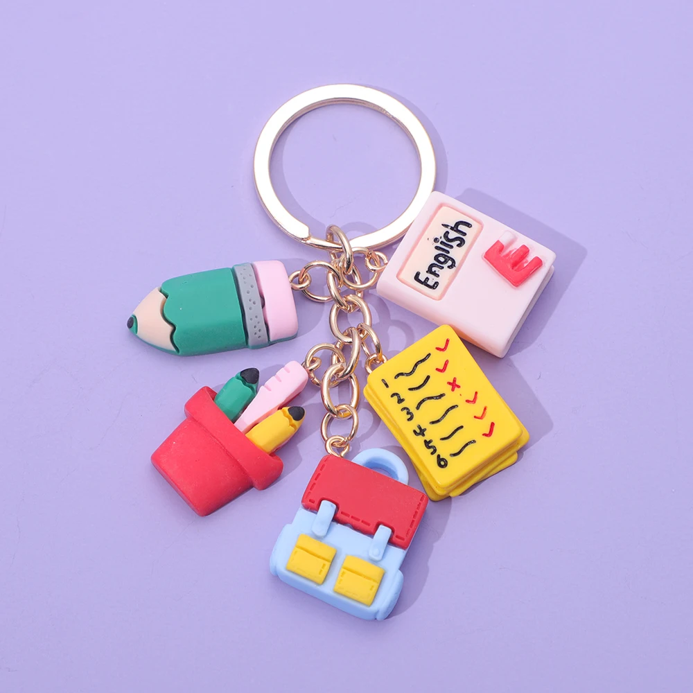 Book pen holder pendant key chain