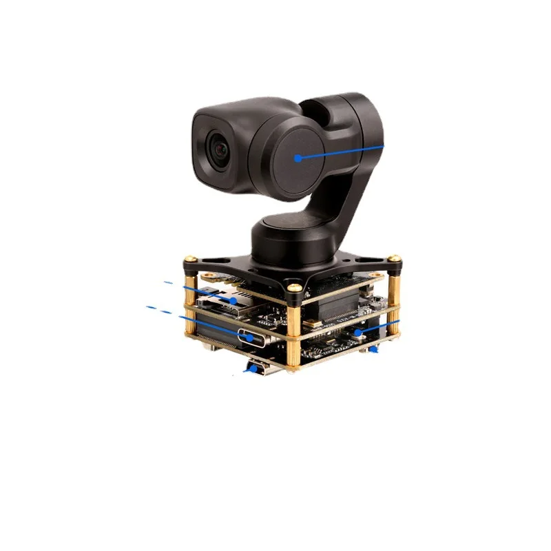 와이파이 변속기 PTZ 카메라, 3 축 PTZ 카메라, 4K @ 60FPS, 2.4G, 5G, 11MP