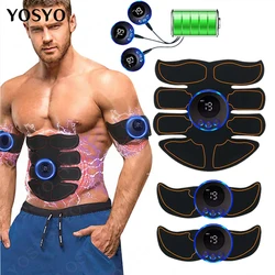 USB Charging Abdominal Muscle Exercise Instrument Intelligent Fitness Various Optional Training Patch Replacement Gel