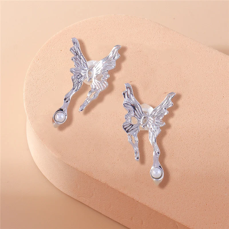 Aihua 1pc Weibliche Y2K Fee Schmetterling Quaste Clip Ohrringe für Frauen Mädchen Elf Engel Ohr Manschette Ohrring Mode schmuck Geschenke – Detail 11