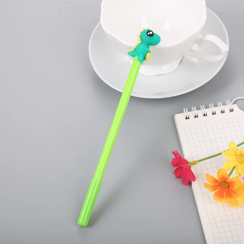 36 Pcs Creative Stationery Dinosaur Gel Pen Sign Pens Kawaii School Supplies Wholesale Cute Cartoon Learning Office Water-based