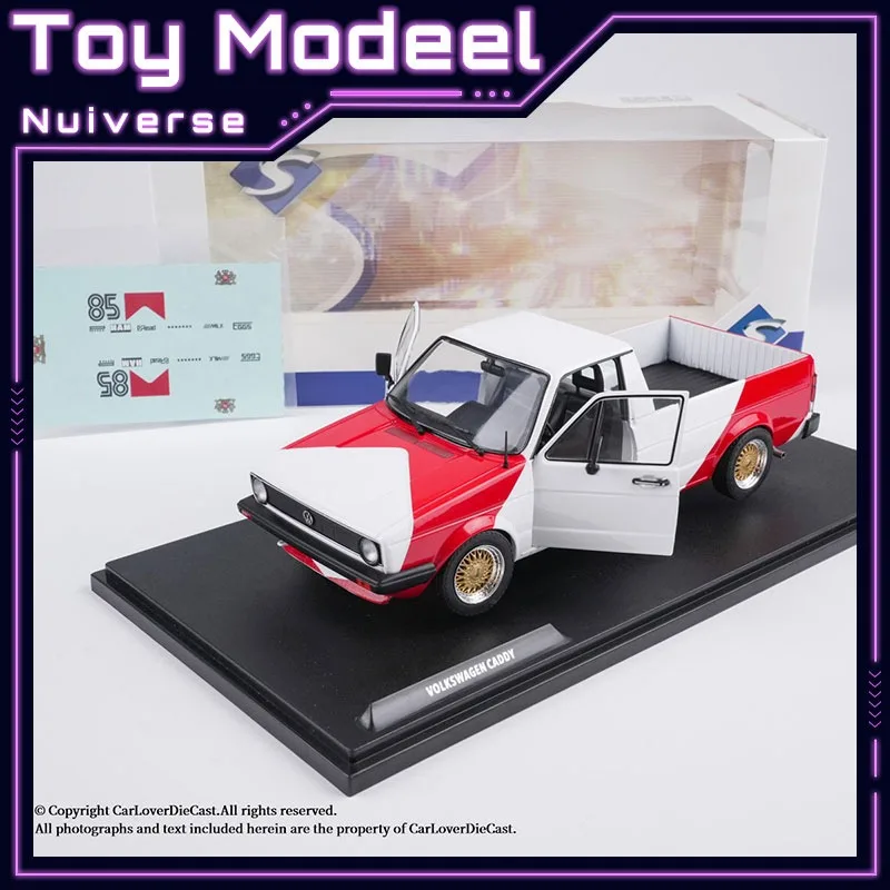 Solido 1/18 Volkswagen Caddy Mk.1 1982 Diecast Car Model Limited Edition Static Collection Cars Model Home Display New Boy Gifts