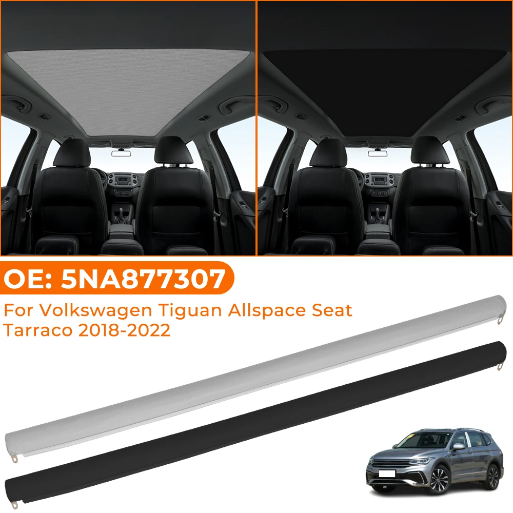 Car Window Shades For Volkswagen Tiguan Allspace Seat Tarraco 2018-2022 Car Panorama Sunroof Sunshade Curtain Roller Blind