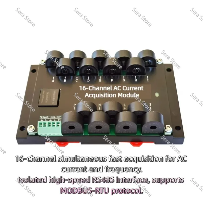 Multi Channel 16 Channel 5A AC Current Measurement Acquisition Module RS485 Sensor Transmitter MODBUS-RTU