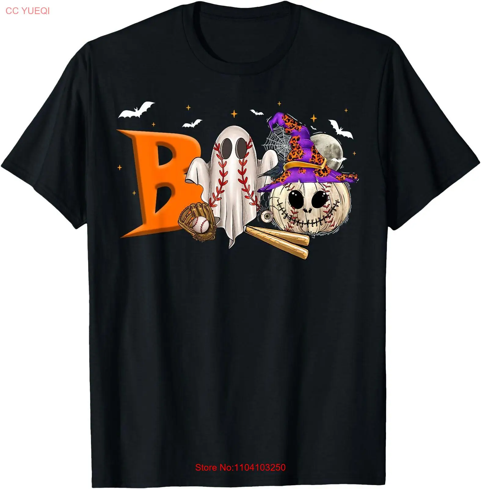 Boo Baseball Player Halloween Catcher Pitcher Spooky Season T Shirt Men