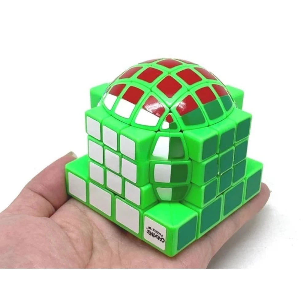 Calvin's puzle Cube 4x4x4, Tony Trophy Infinity Cube, cuerpo verde, edición limitada, juguetes para niños de 6 a 12 años, Cubo mágico 4x4