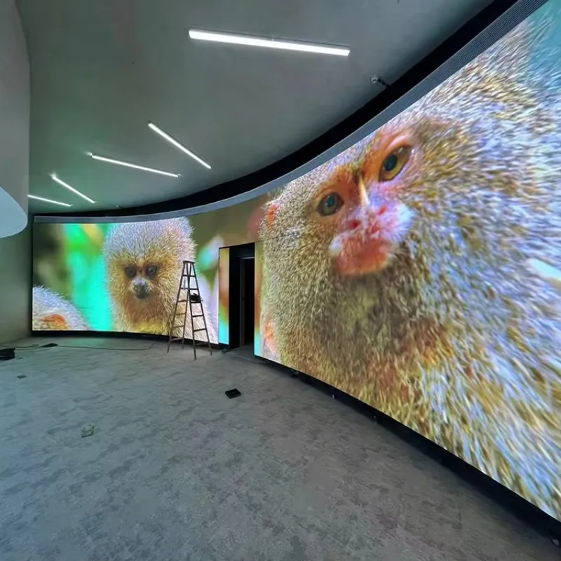 

Shenzhen P2.6 P3.9 Led Video Wall System Package Indoor Curve Rental Display Exhibition Stage Screen Panel