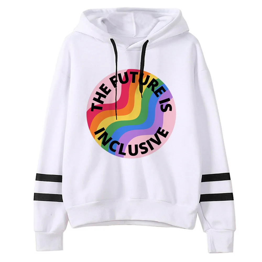 Lesbian hoodie kawaii comic soft fabric patterned graphic manga girl pullover modern style anime graphic harajuku