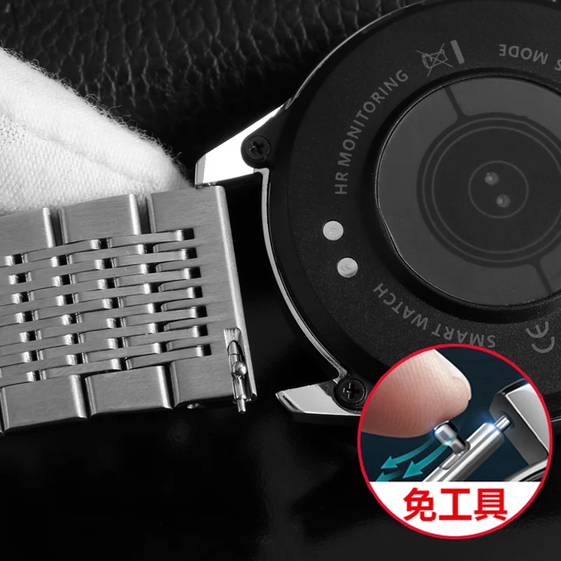 For Huawei smartwatch wristband GT/Honor Magic/GT2 PRO/Watch 3/GT2Pro/GT2e precision steel quick release watch strap 20mm 22mm